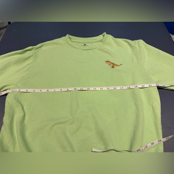 American Museum of Natural History Green Dinosaur T Rex Fleece Sweatshirt Size M - Picture 5 of 8